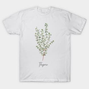 Thyme herb art T-Shirt